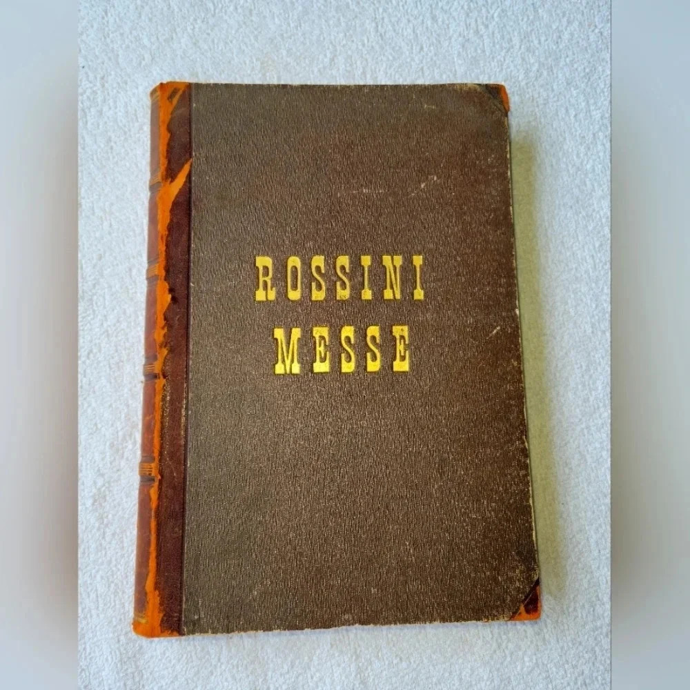 Rossini  Messe Solennelle Antique Music Book